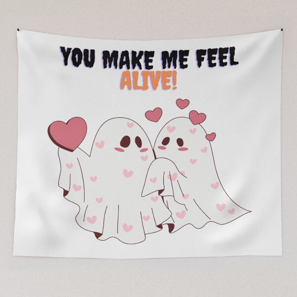 Item preview, Cute Ghost Couple Shirt designed and sold by WildInkFusion.