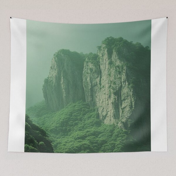 Item preview, Misty Majesty: Tranquil Mountain Forestscape designed and sold by Virtuals1.