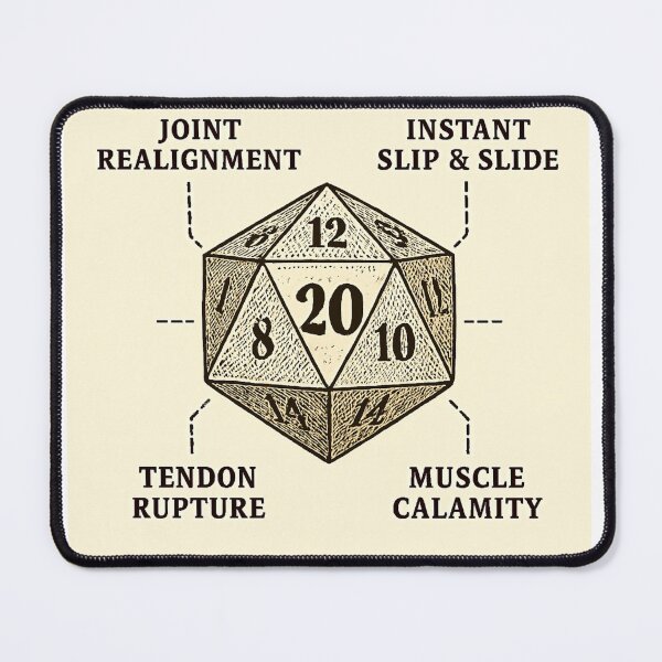 Item preview, DnD Dice Humor designed and sold by Moon-Turtle-Dr.
