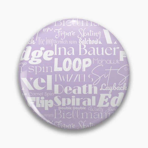 Item preview, Figure Skating Words- Subway Style Print- Purple designed and sold by PD-Skating.