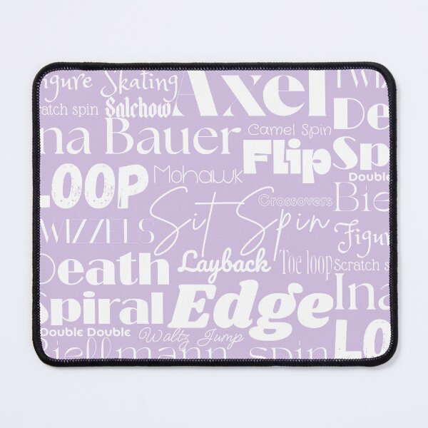 Item preview, Figure Skating Words- Subway Style Print- Purple designed and sold by PD-Skating.