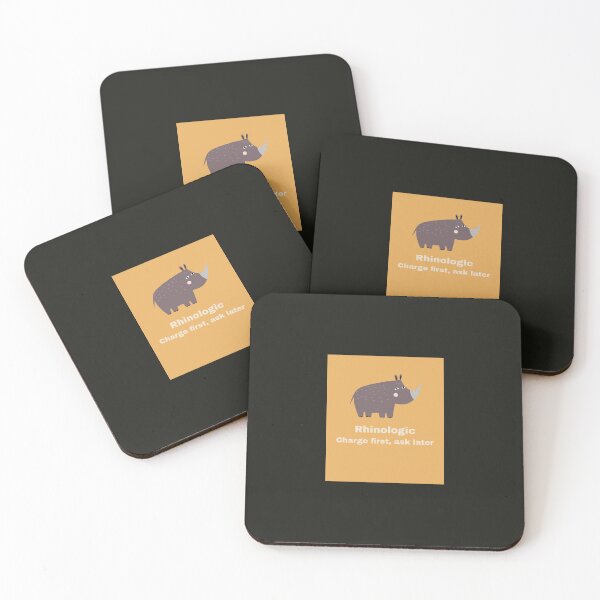 Item preview, Rhino Logic – Charge First, Ask Later designed and sold by Novel Works Studio.
