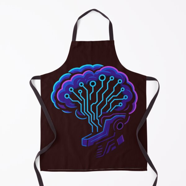 Item preview, Cyber Brain AI Art – Futuristic Technology Design designed and sold by KDesignCrafts.