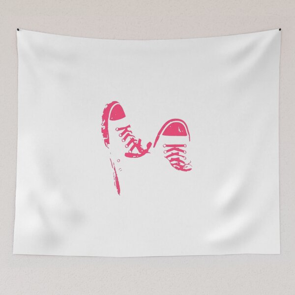 Item preview, Retro Yellow Sneaker Outline Design on Black Background - Vintage Style Casual Shoe Graphic for Apparel and Accessories designed and sold by Colorful-Garden.