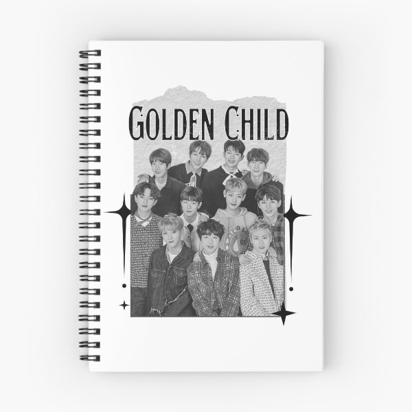 Item preview, Golden Child Kpop Boy group Scrapbook Collage Cozy Y2K Vintage Design designed and sold by HELL0WBELLO.