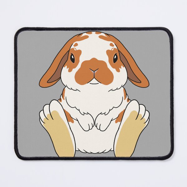 Item preview, Cute spotted orange brown American Fuzzy Lop BUNNY designed and sold by tayaan.
