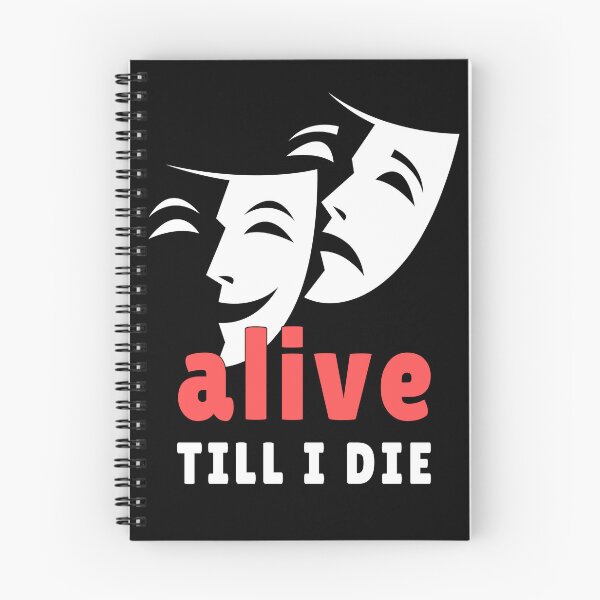 Item preview, Alive Till I Die – Dramatic Theater Mask designed and sold by MAD-STREETWEAR.