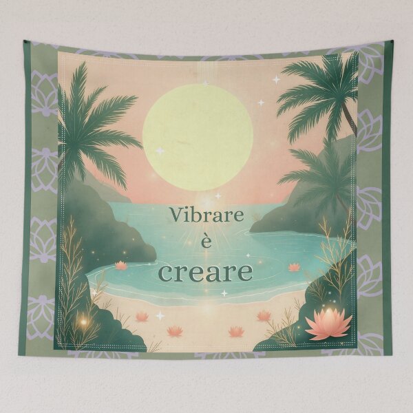 Item preview, I will vibrate and create – Tramonto Tropicale Sacro designed and sold by 	aluzia.design.