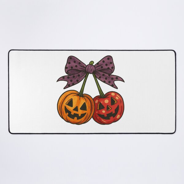 Item preview, Cherry Halloween|Halloween Cherries|Pumpkin cherries|Pumpkin cherrie|Cherry Pumpkin shirt|Cherry pumpkins|Pumpkin bow|Fall coquette design designed and sold by PixelBlooming.