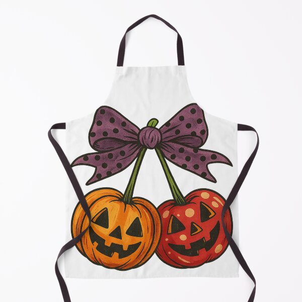 Item preview, Cherry Halloween｜Halloween Cherries｜Pumpkin cherries｜Pumpkin cherrie｜Cherry Pumpkin shirt｜Cherry pumpkins｜Pumpkin bow｜Fall coquette design designed and sold by PixelBlooming.