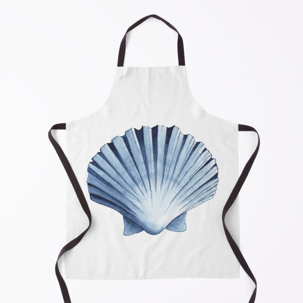 Item preview, Blue scallop sea shell designed and sold by InnaPatiutko.