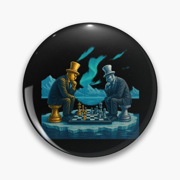 Item preview, Chess on Ice – The Frozen Match designed and sold by ArcadiaSilence.