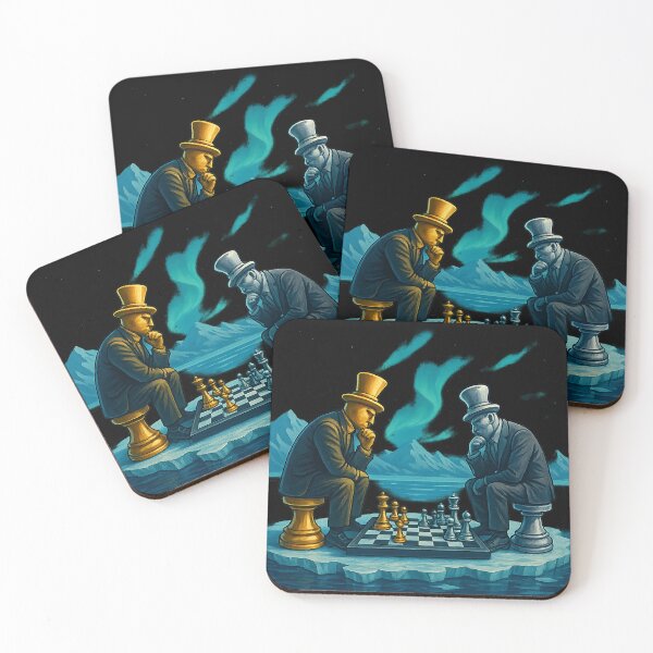 Item preview, Chess on Ice – The Frozen Match designed and sold by ArcadiaSilence.