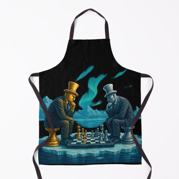 Item preview, Chess on Ice – The Frozen Match designed and sold by ArcadiaSilence.