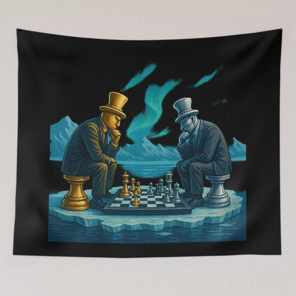 Item preview, Chess on Ice – The Frozen Match designed and sold by ArcadiaSilence.