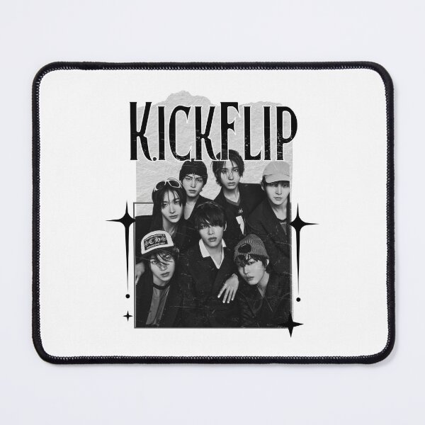 Item preview, KickFlip Kpop Boy group Scrapbook Collage Cozy Y2K Vintage Design designed and sold by HELL0WBELLO.