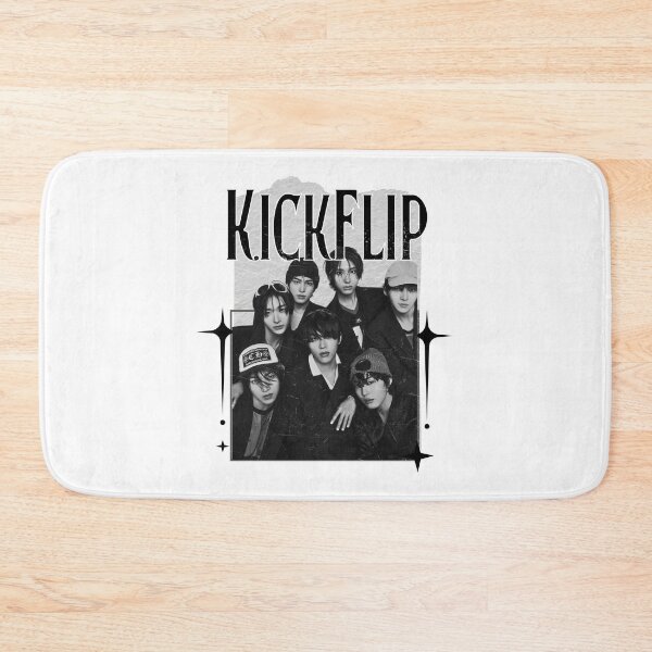 Item preview, KickFlip Kpop Boy group Scrapbook Collage Cozy Y2K Vintage Design designed and sold by HELL0WBELLO.