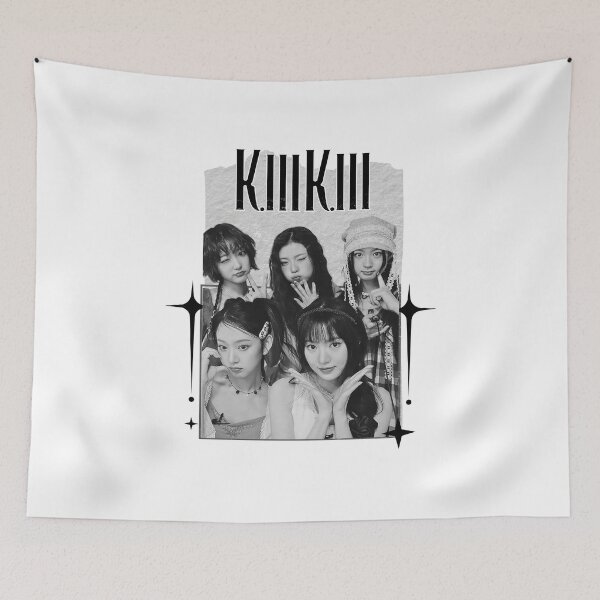 Item preview, KiiiKiii Kpop Boy group Scrapbook Collage Cozy Y2K Vintage Design designed and sold by HELL0WBELLO.