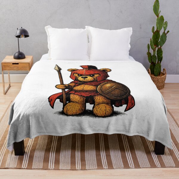 Item preview, Spartan Teddy Bear – Ancient Warrior designed and sold by IronicSmiles.