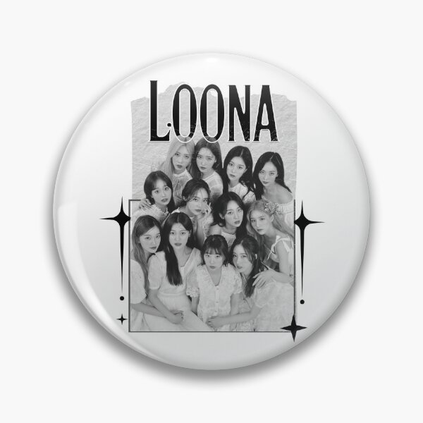 Item preview, LOONA Kpop Female group Scrapbook Collage Cozy Y2K Vintage Design designed and sold by HELL0WBELLO.
