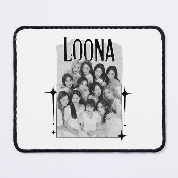 Item preview, LOONA Kpop Female group Scrapbook Collage Cozy Y2K Vintage Design designed and sold by HELL0WBELLO.