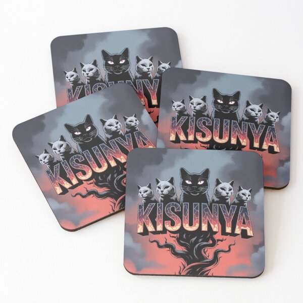 Item preview, Kisunya Mystic Cats – Dark Fantasy Feline Art Illustration designed and sold by dortmond.