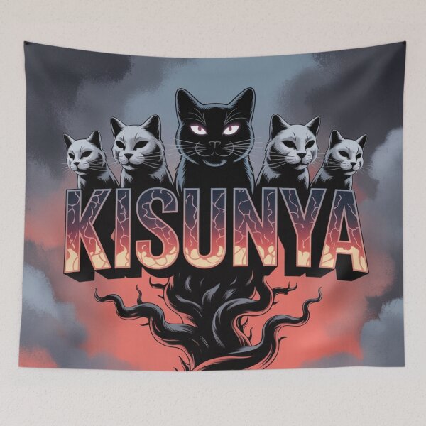 Item preview, Kisunya Mystic Cats – Dark Fantasy Feline Art Illustration designed and sold by dortmond.