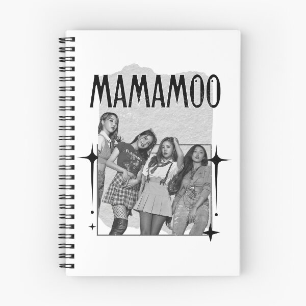 Item preview, Mamamoo Kpop Female group Scrapbook Collage Cozy Y2K Vintage Design designed and sold by HELL0WBELLO.