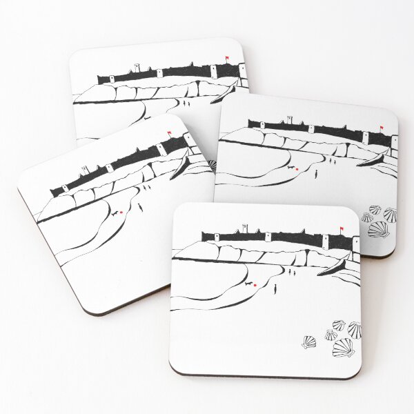 Item preview, Peel Castle and Fenella beach designed and sold by Caroline Whittaker.