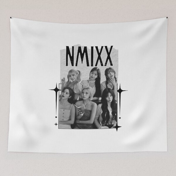 Item preview, NMIX X Kpop Girl group Scrapbook Collage Cozy Y2K Vintage Design designed and sold by HELL0WBELLO.