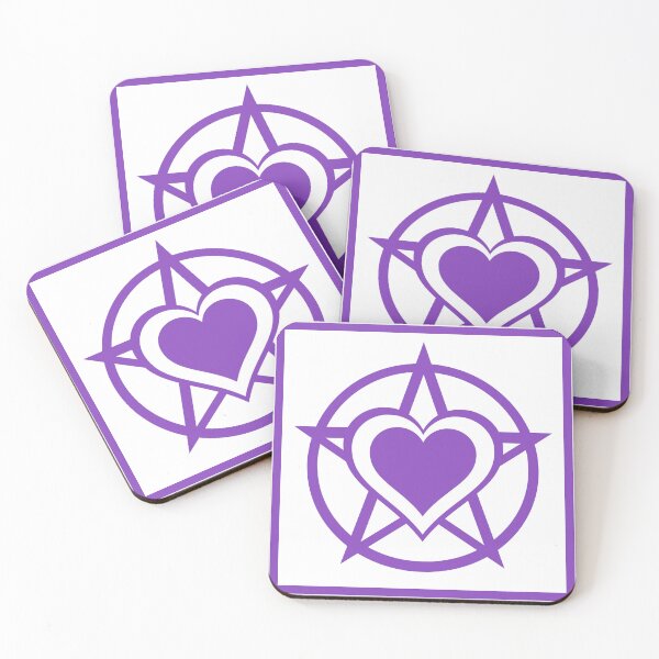 Item preview, Cheeky Witch® Purple Pagan Heart Symbol on white designed and sold by cheekywitch.