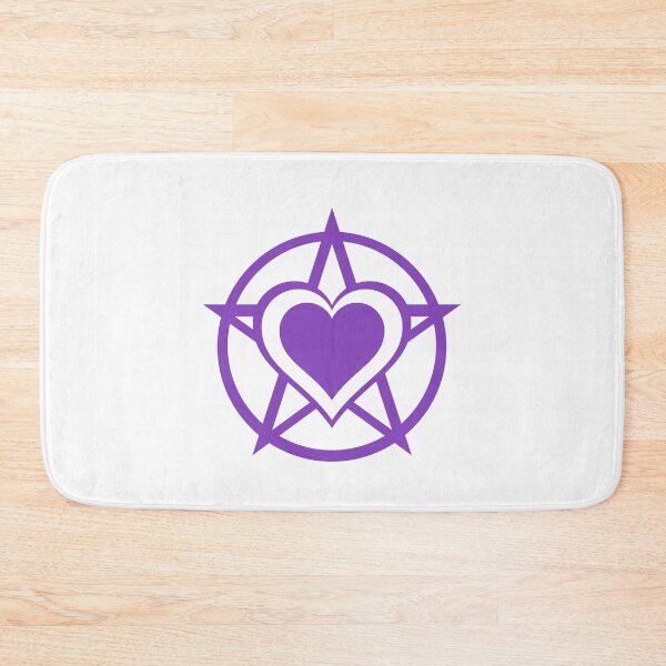 Item preview, Cheeky Witch® Purple Pagan Heart Symbol on white designed and sold by cheekywitch.