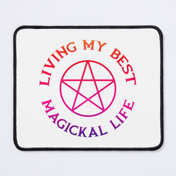 Item preview, Cheeky Witch® Living My Best Magickal Life Pentacle designed and sold by cheekywitch.