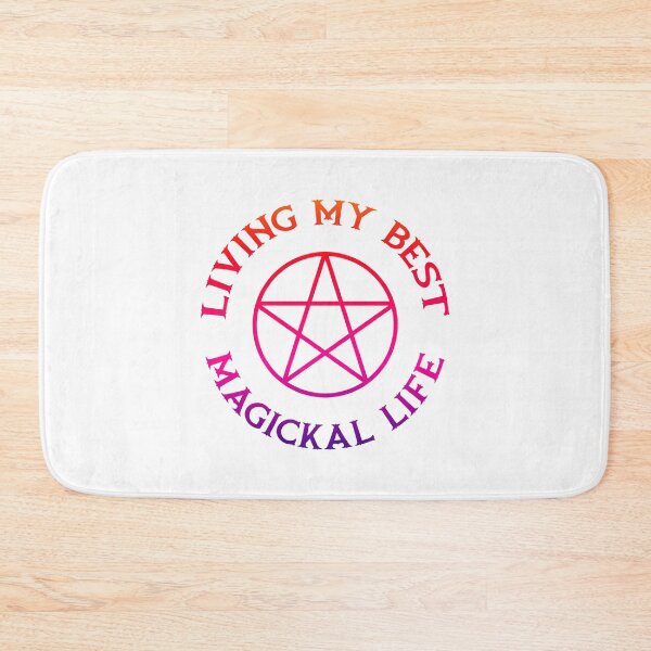Item preview, Cheeky Witch® Living My Best Magickal Life Pentacle designed and sold by cheekywitch.