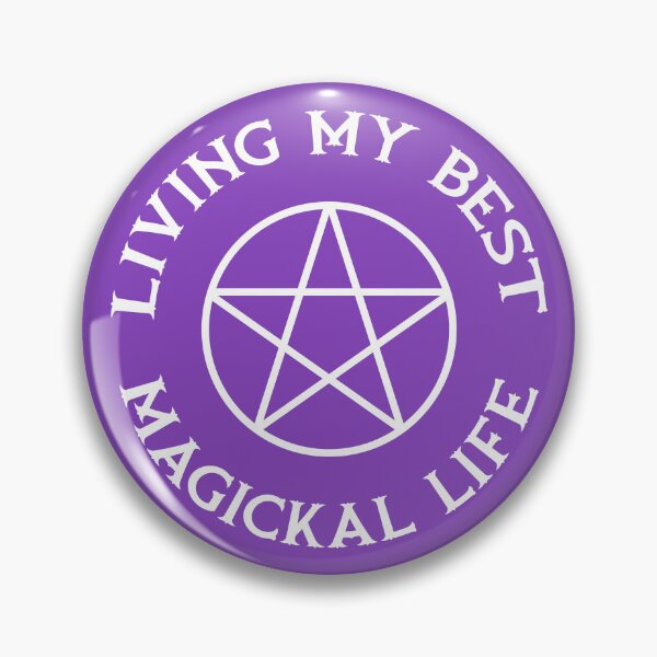 Item preview, Cheeky Witch® Living My Best Magickal Life Pentacle designed and sold by cheekywitch.