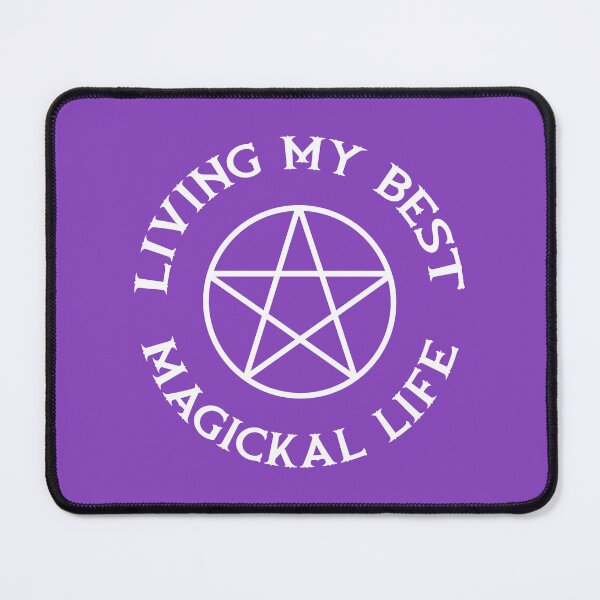Item preview, Cheeky Witch® Living My Best Magickal Life Pentacle designed and sold by cheekywitch.