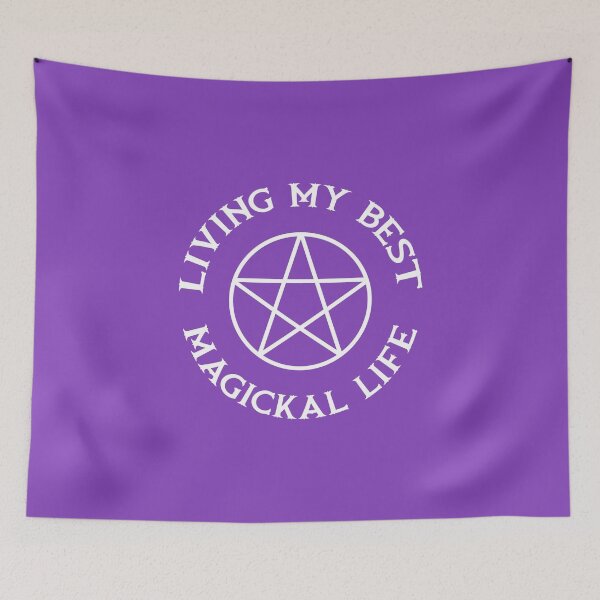 Item preview, Cheeky Witch® Living My Best Magickal Life Pentacle designed and sold by cheekywitch.