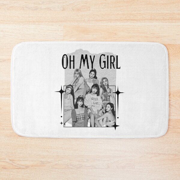Item preview, Oh My Girl Kpop Female group Scrapbook Collage Cozy Y2K Vintage Design designed and sold by HELL0WBELLO.