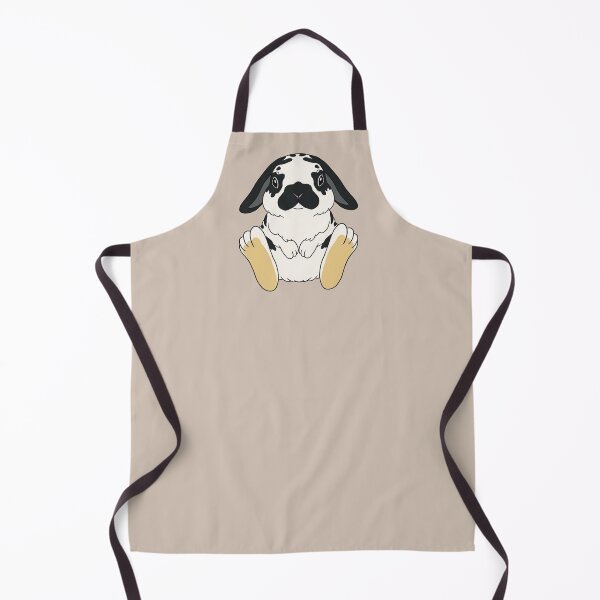Item preview, Black and White Spotted American Fuzzy Lop Rabbit  designed and sold by tayaan.