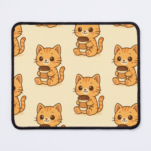 Item preview, Kitty with a coffee designed and sold by The-Radiologist.