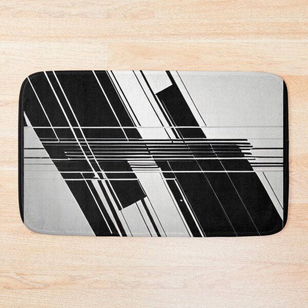 Item preview, Abstract Geometric Black and White 79 designed and sold by Benito Del Ray.