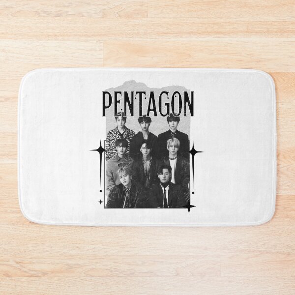 Item preview, Pentagon Kpop Boy group Scrapbook Collage Cozy Y2K Vintage Design designed and sold by HELL0WBELLO.