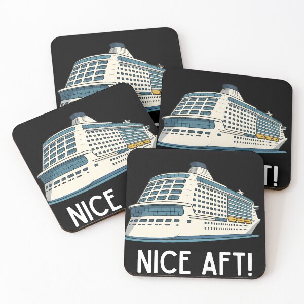 Item preview, Nice AFT – Funny Cruise Ship Pun T-Shirt designed and sold by Taberland.
