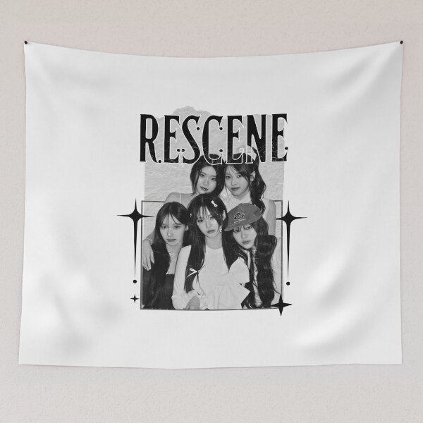 Item preview, Rescene K-Pop Girl Group Scrapbook Collage Cozy Y2K Vintage Design designed and sold by HELL0WBELLO.