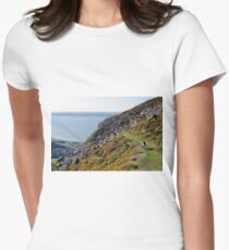 "I'll be coming 'round the mountain..." Women's Fitted T-Shirt