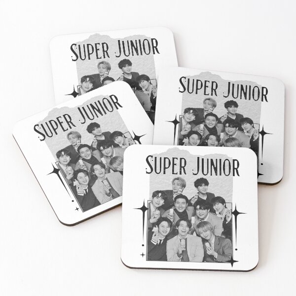 Item preview, Super Junior K-Pop Boy Group Scrapbook Collage Cozy Y2K Vintage Design designed and sold by HELL0WBELLO.