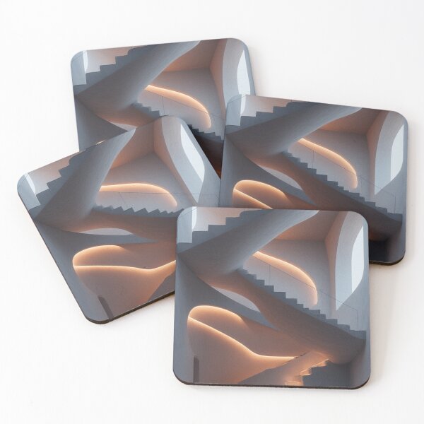 Item preview, Fluid Elegance: A Sculptural Spiral Staircase designed and sold by Virtuals1.