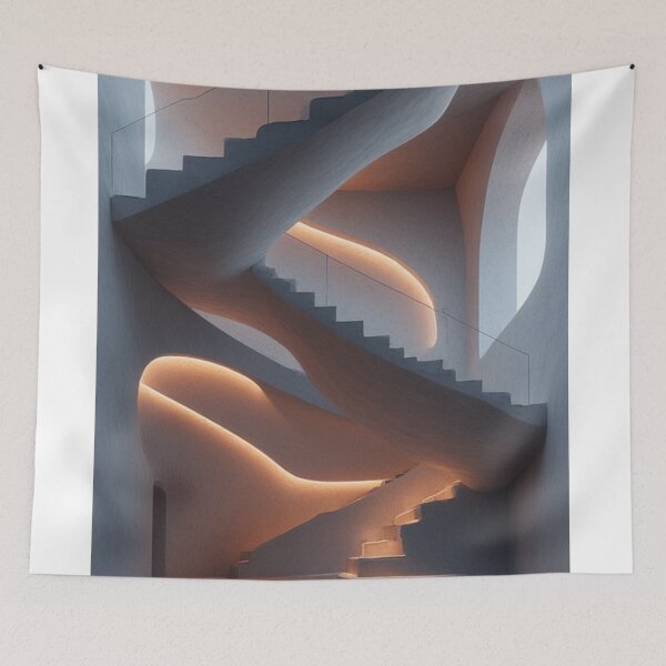 Item preview, Fluid Elegance: A Sculptural Spiral Staircase designed and sold by Virtuals1.