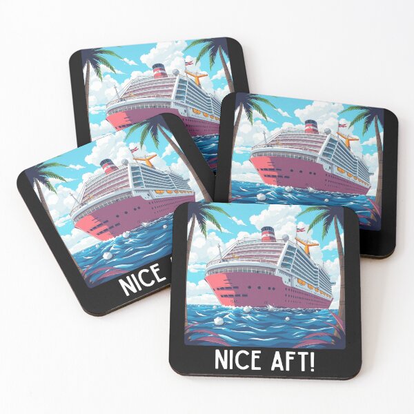 Item preview, Copy of Nice AFT – Funny Cruise Ship Pun T-Shirt designed and sold by Taberland.