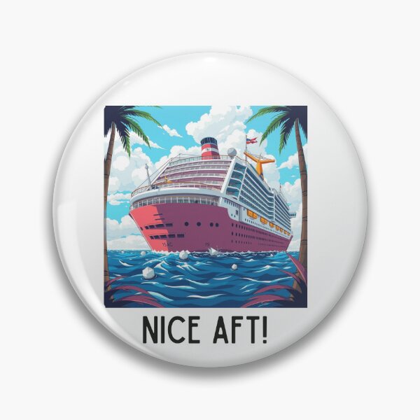 Item preview, Nice AFT – Funny Cruise Ship Pun T-Shirt designed and sold by Taberland.
